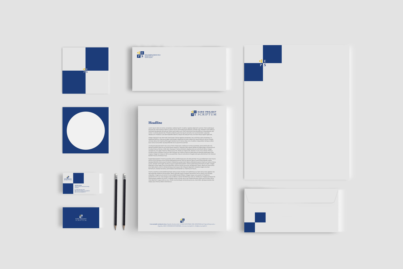 Vizualni identitet Euro Projekt Scriptum