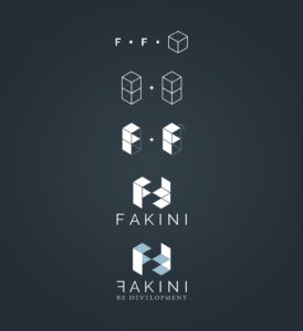 Proces izrade logotipa za tvrtku Fakini