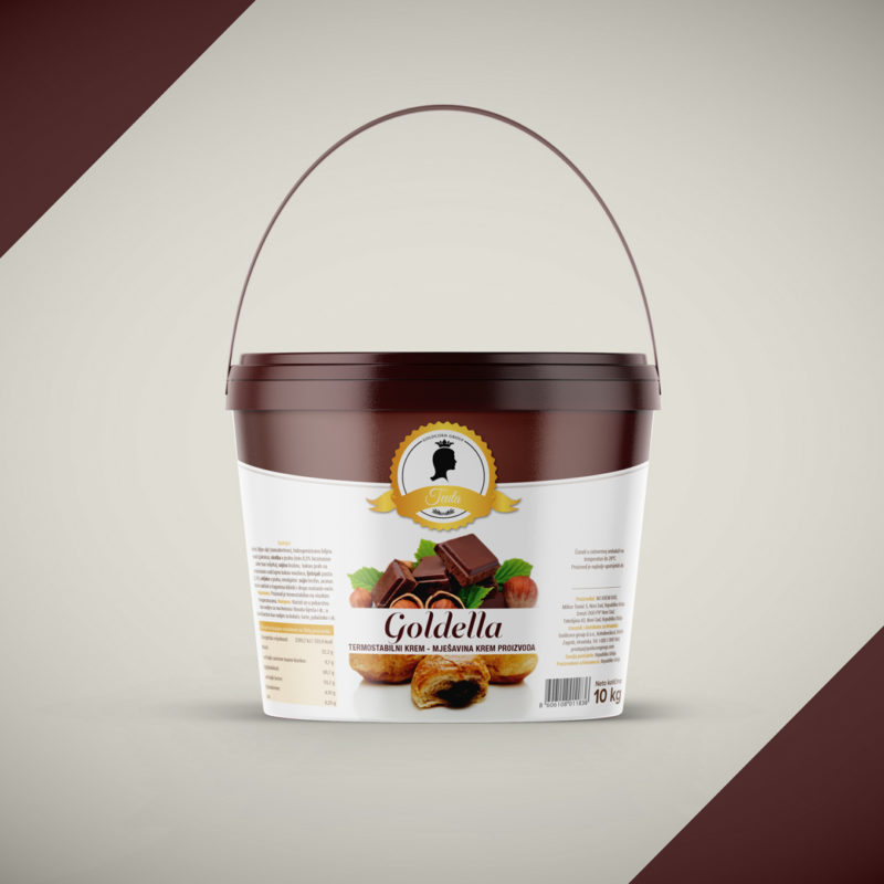 Dizajn ambalaže za Goldcorn group. Dizajnirali smo ambalažu za nadjeve raznih okusa (marelica, jabuka, čokolada, višnja i miješano voće) za naše klijente iz Zagreba.