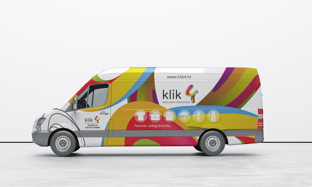 Oslikavanje vozila za tvrtku Klik4