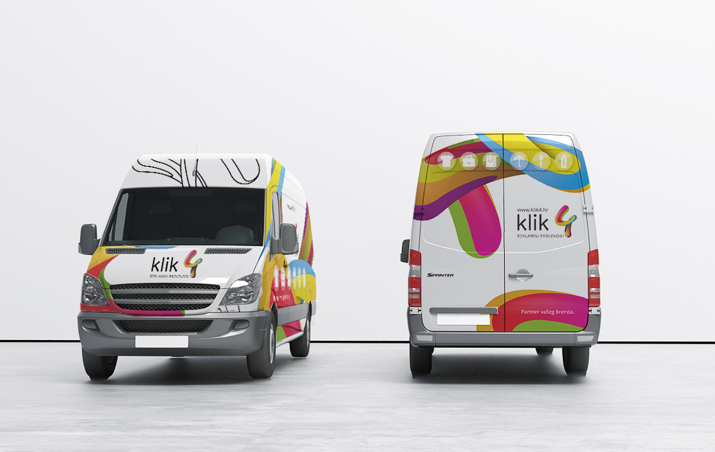 Oslikavanje vozila za tvrtku Klik4