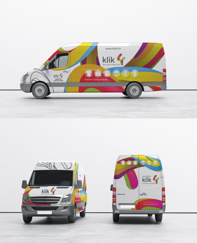 Oslikavanje vozila za tvrtku Klik4