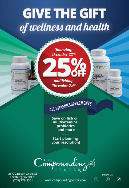 Dizajn oglasa za The Compunding Center. Šareni i veseli dizajn za naše klijente iz SAD-s, farmaceutsku tvrtku.