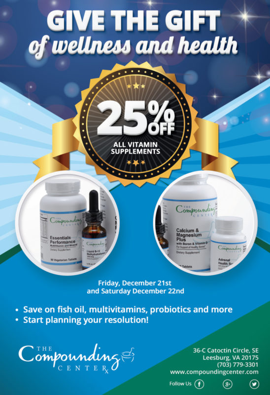 Dizajn oglasa za The Compunding Center. Šareni i veseli dizajn za naše klijente iz SAD-s, farmaceutsku tvrtku.