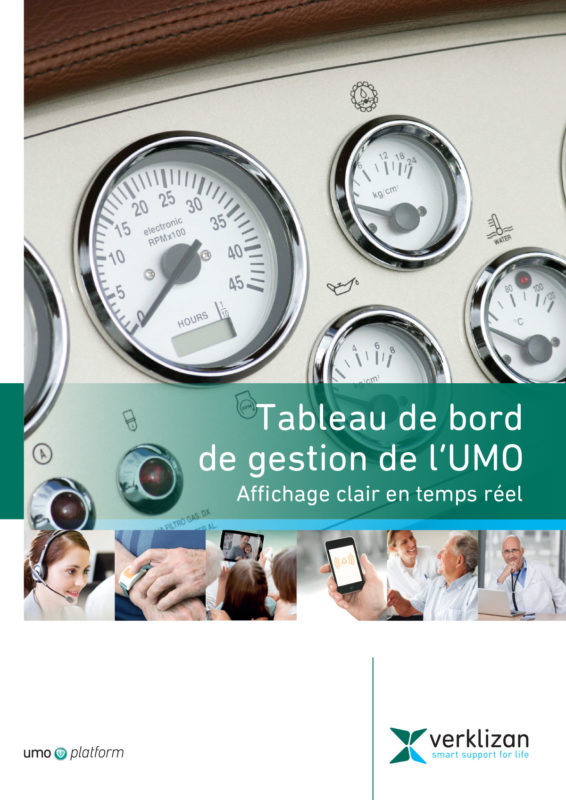 Dizajn flyera za tvrtku Verklizan. U fokusu letka je fotografija mjernih uređaja. Ispod te slike je bijeli tekst na zelenoj podlozi. Ispod teksta je 6 sličica koje prikazuju zadovoljne korisnike kako koriste aplikaciju na mnogim uređajima.