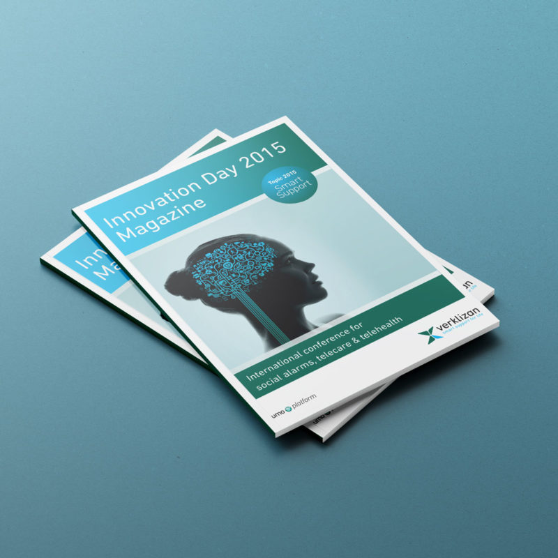 Dizajn magazina za tvrtku Verklizan iz Njemačke. Na slici su prikazana dva magazina položena jedan na drugoga na tamno plavo-zelenoj podlozi. Na naslovnici čaopisa se nazalzi ilustracija žene po sredini a na vrhu i dnu se nalaze bordure sa tekstom. Bordura na vrhu je plave boje, a na dnu tamno zelene boje, ispod koje se nazai još jedna manja bordura bijele boja sa logom i informacijama Verklizan tvrtke.